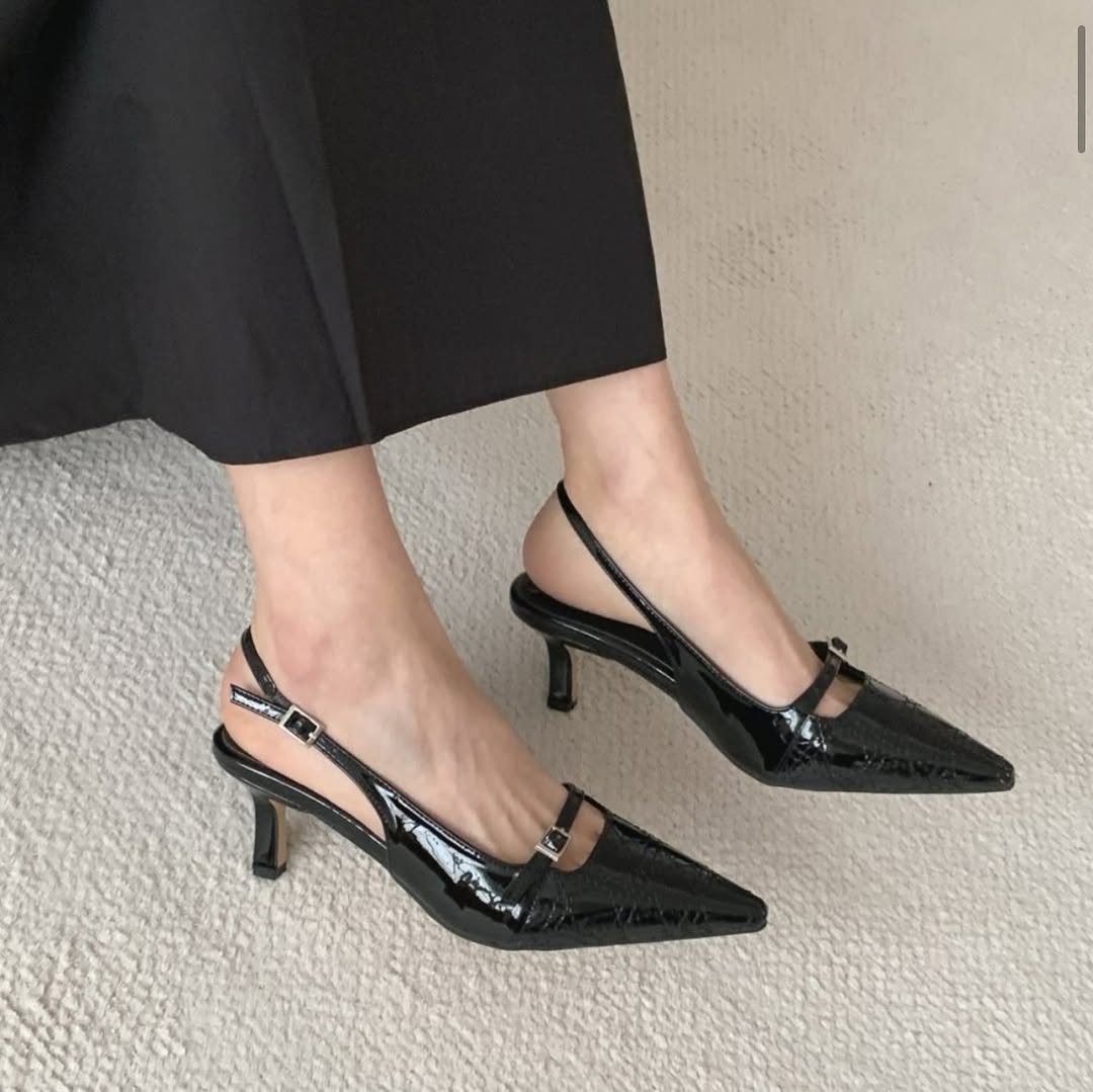25YR2306 尖頭Heel Shoes 6cm