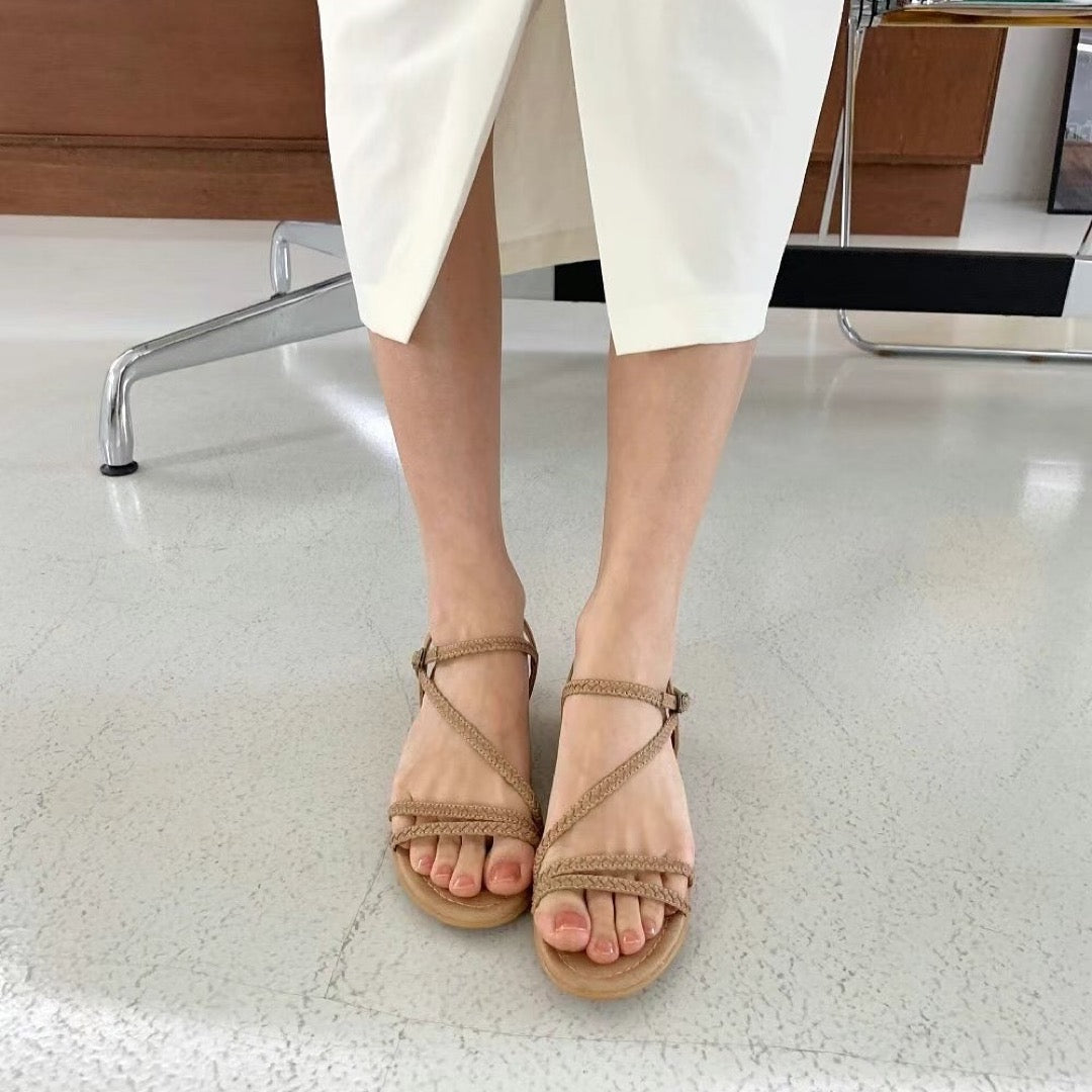 25YR1111 編織涼鞋2cm