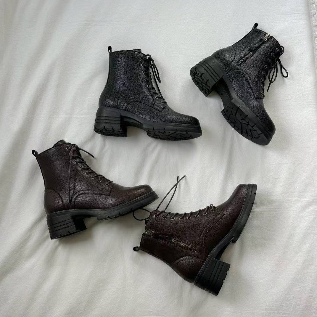 25YR2507 真皮軍boot 5.5cm