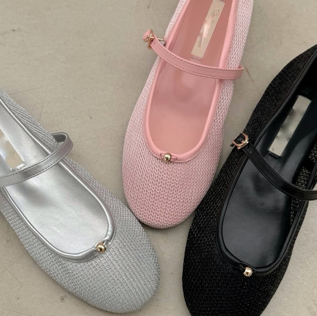 25YR1026 Mary Jane Flat 1cm