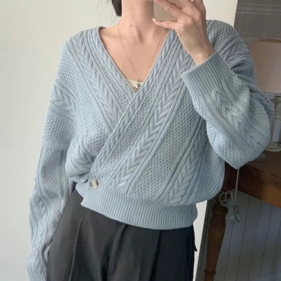 22YR0317 麻花針織Cardigan