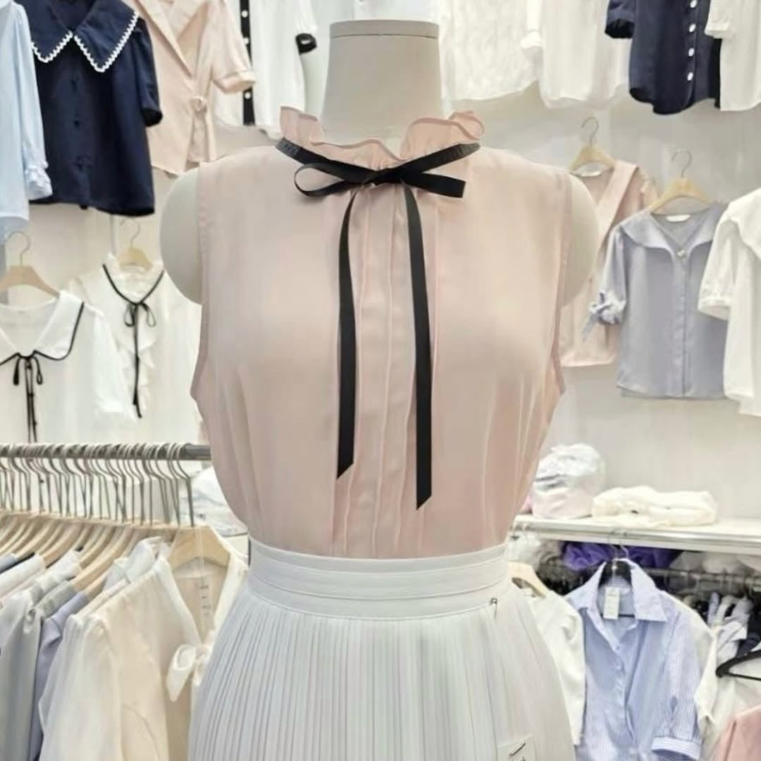 25YR1006 Ribbon Blouse
