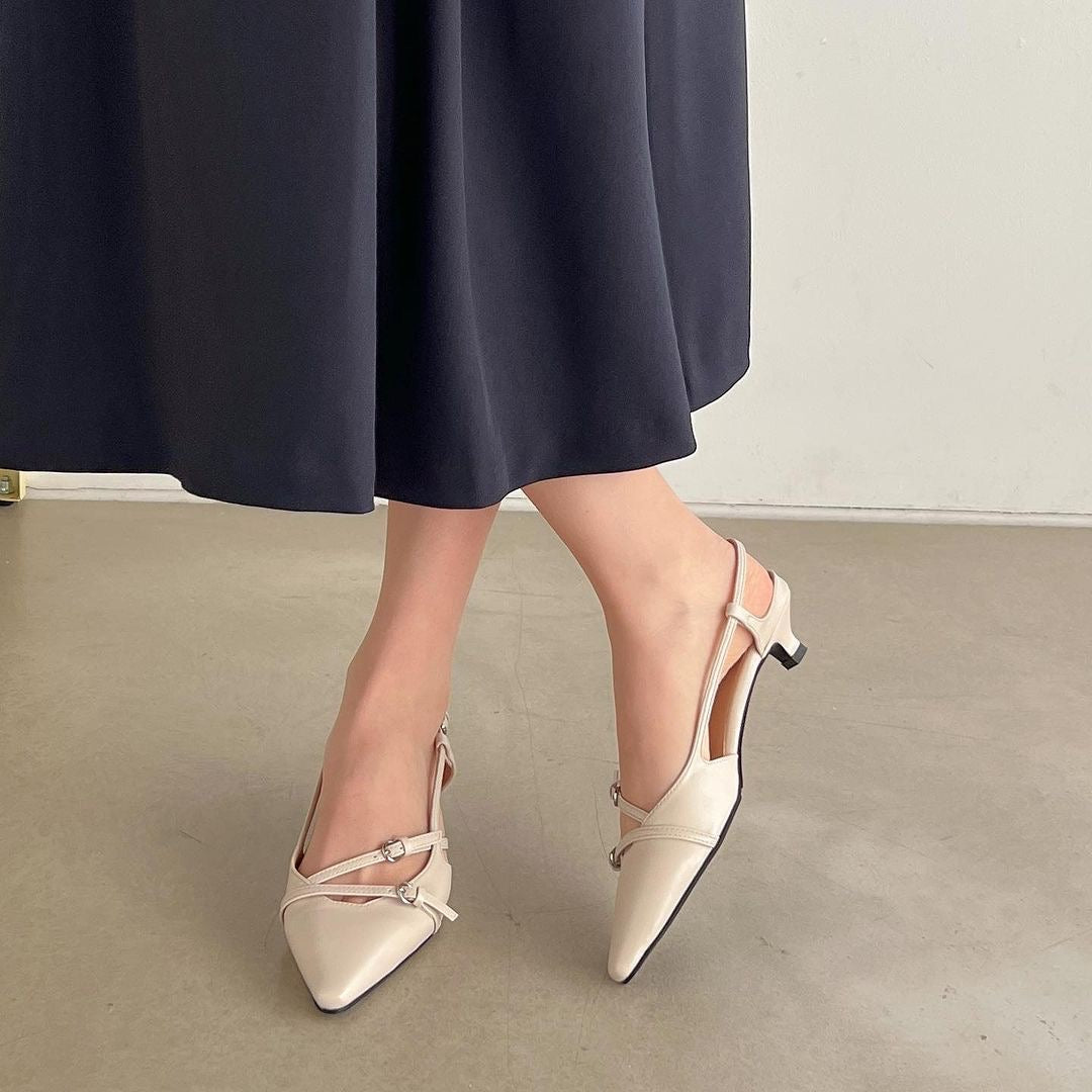 24YR0721 尖頭Little Heel Shoes 3 cm