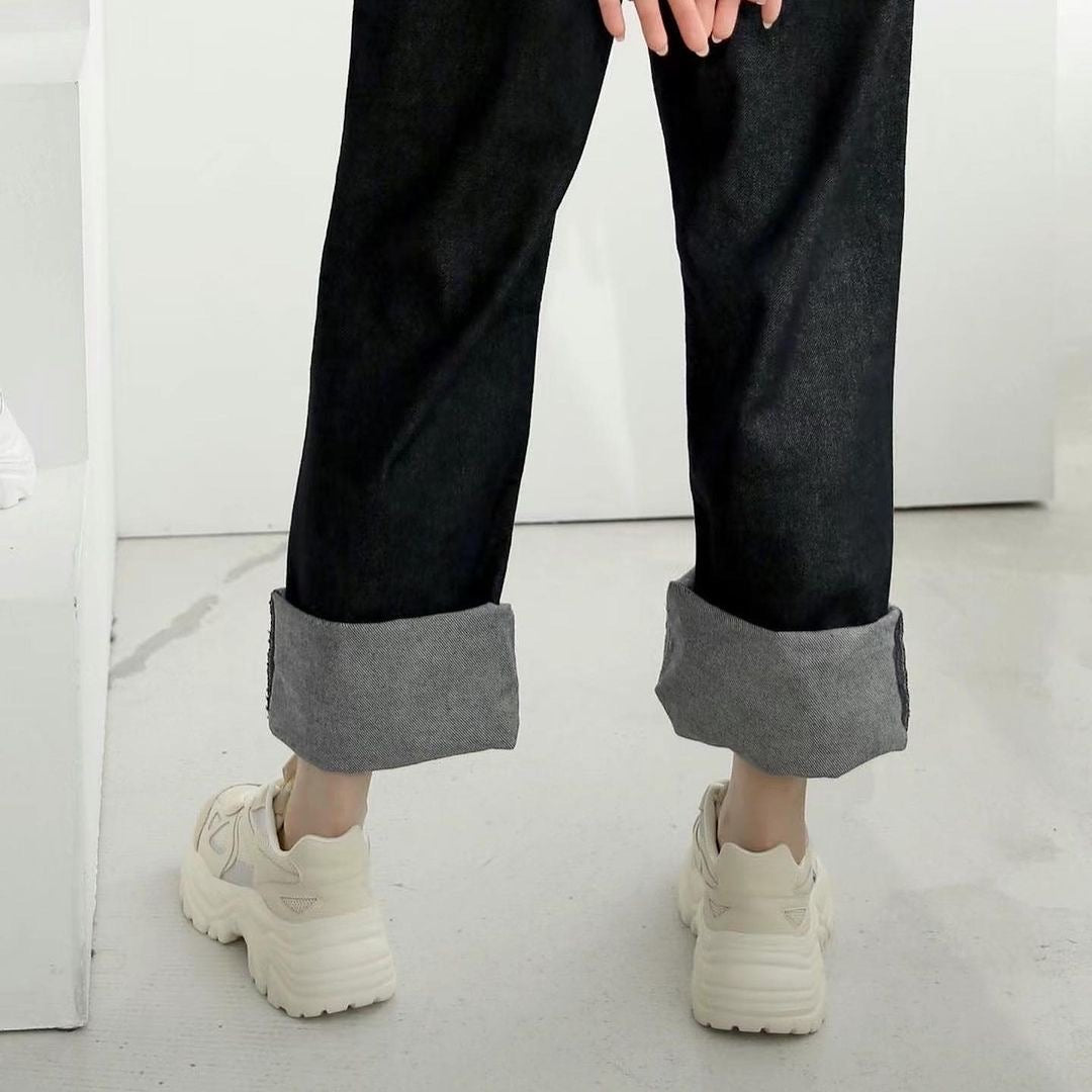 24YR0611 拼布韓系波鞋6cm