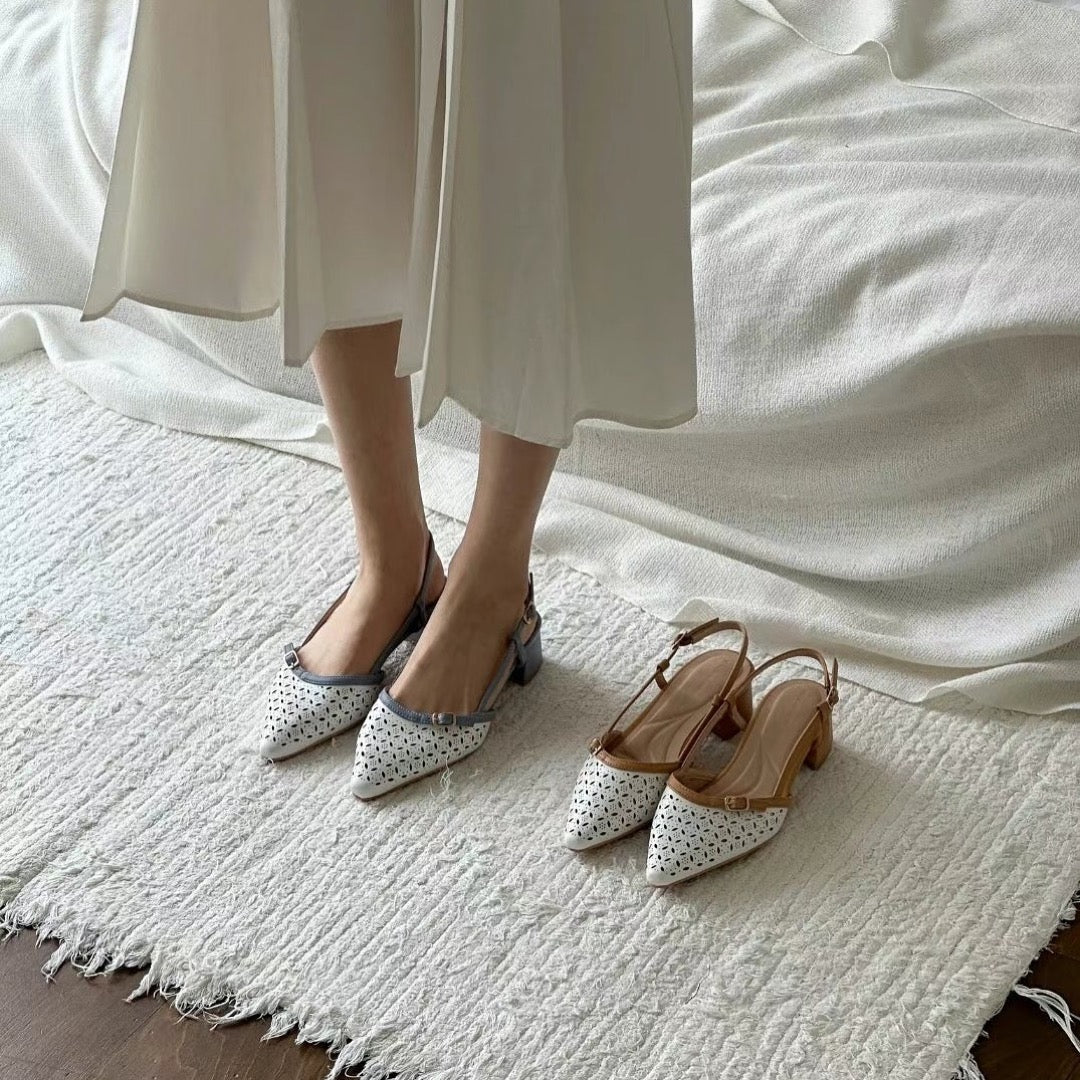 25YR1101 Sling back heel 5cm