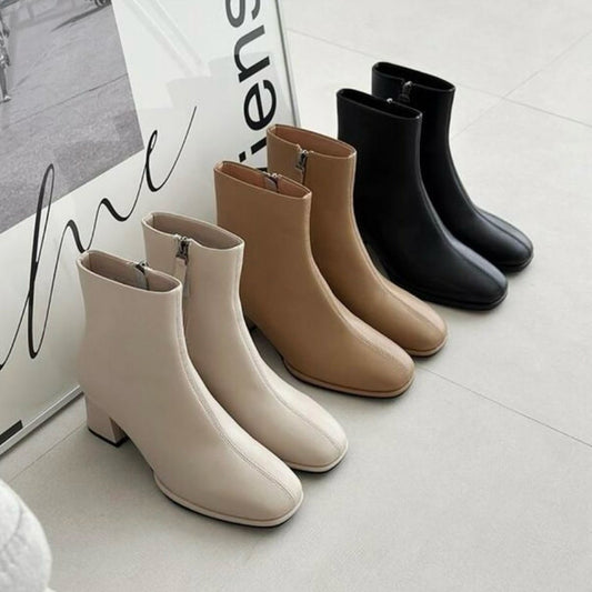 24YR2208 小方頭Ankle Boot 6cm