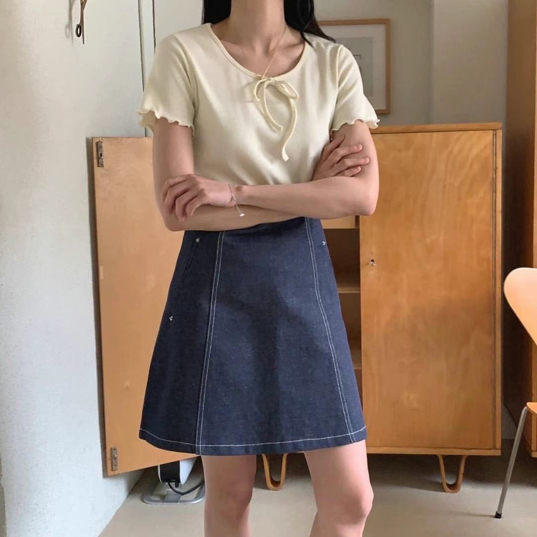 23YR0903 little ribbon tee