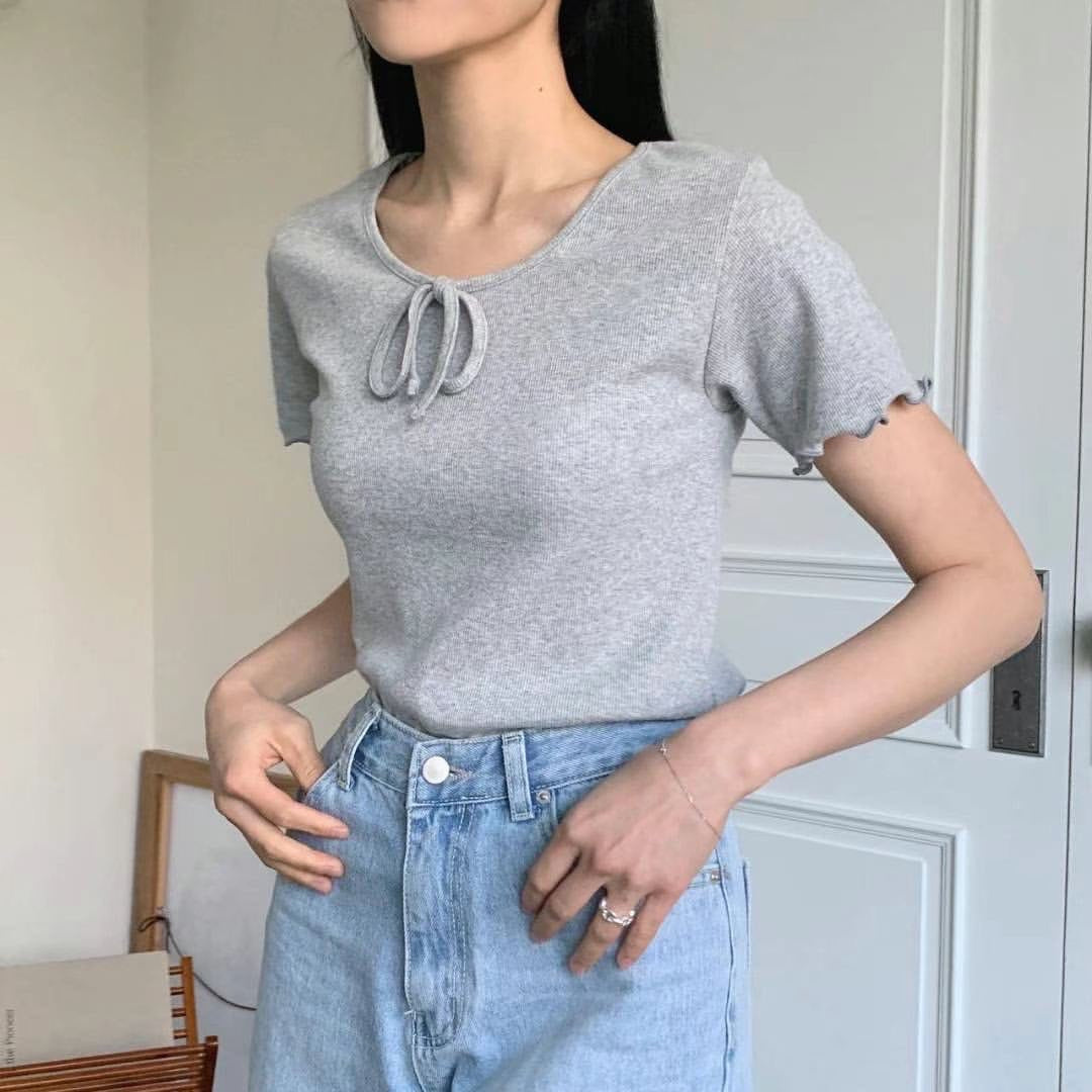 23YR0903 little ribbon tee