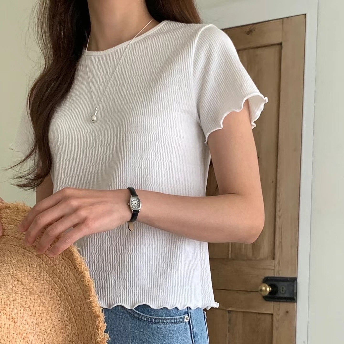 24YR1134 Ruffle Tee