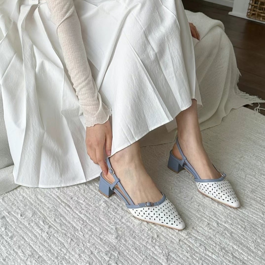 25YR1101 Sling back heel 5cm