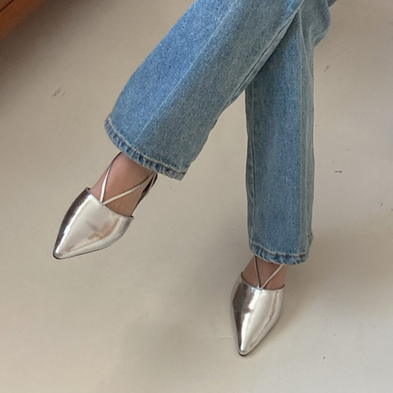 25YR0210 尖頭Sling Back Shoes 2cm