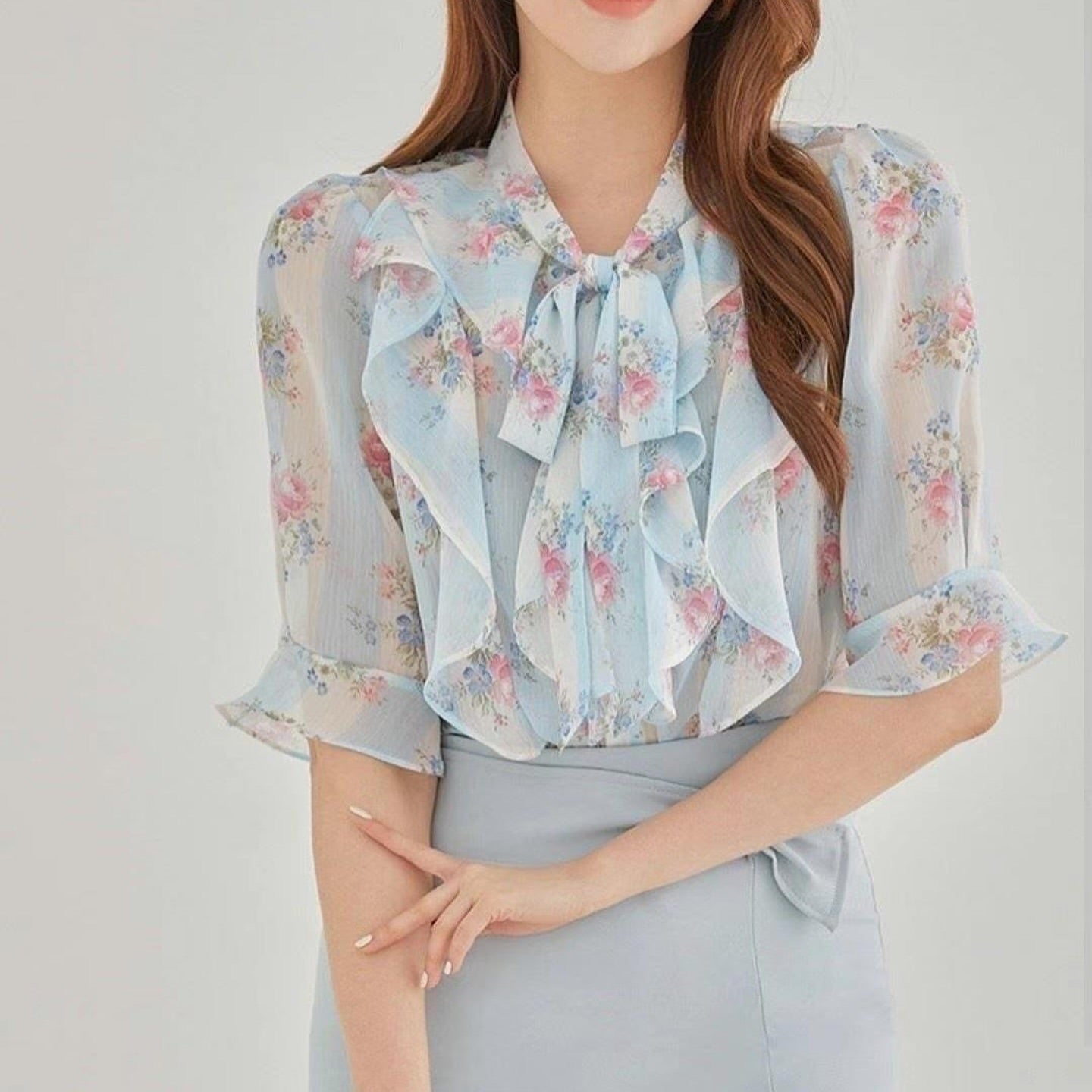 24YR1606 Floral Blouse