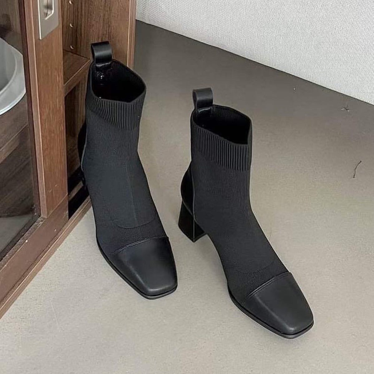 22YR1516 彈性橡筋boot 6cm