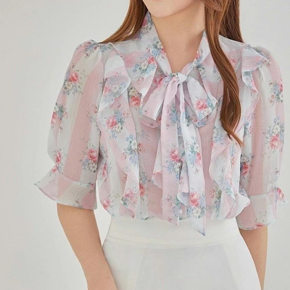 24YR1606 Floral Blouse