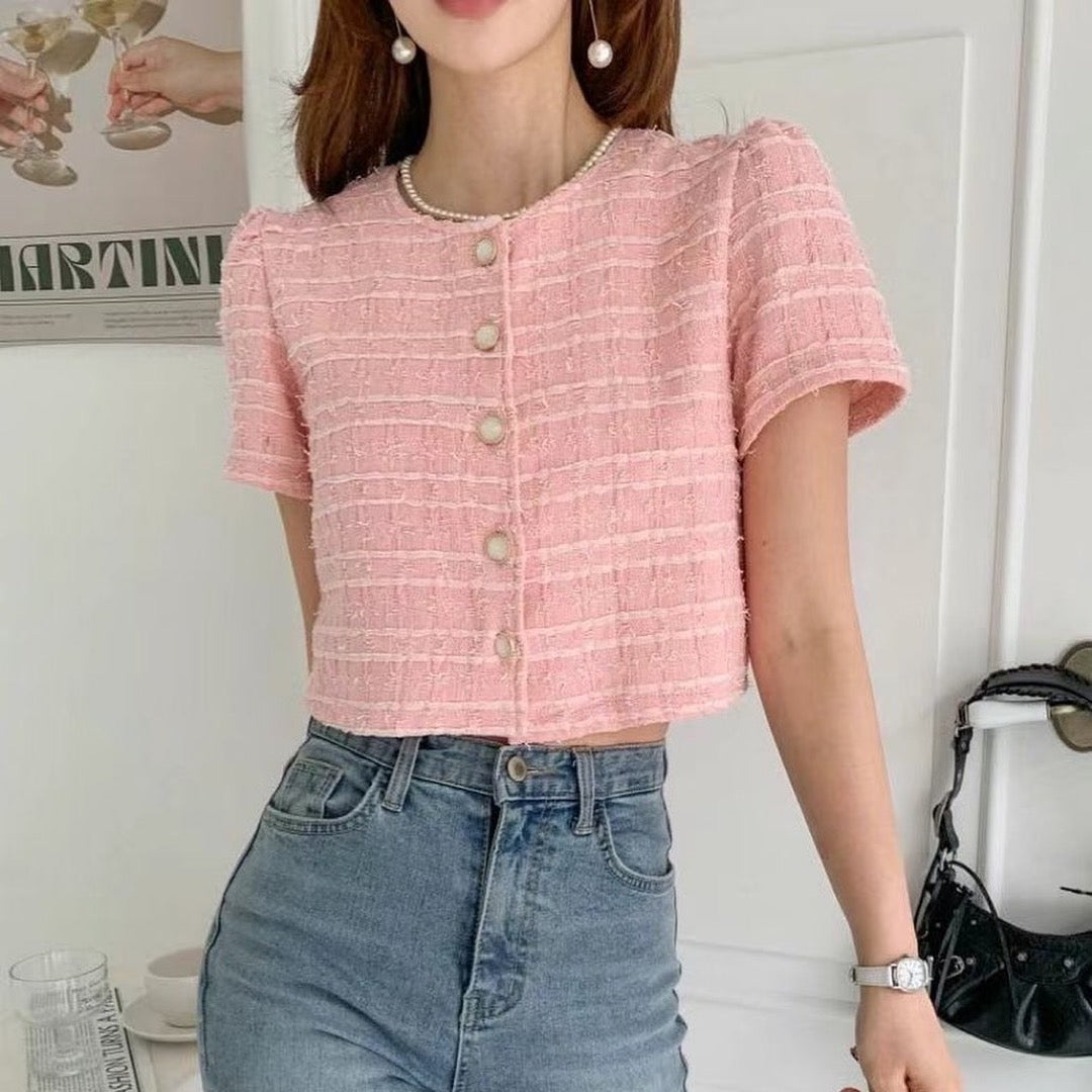 24YR0534 Tweed Cardigan