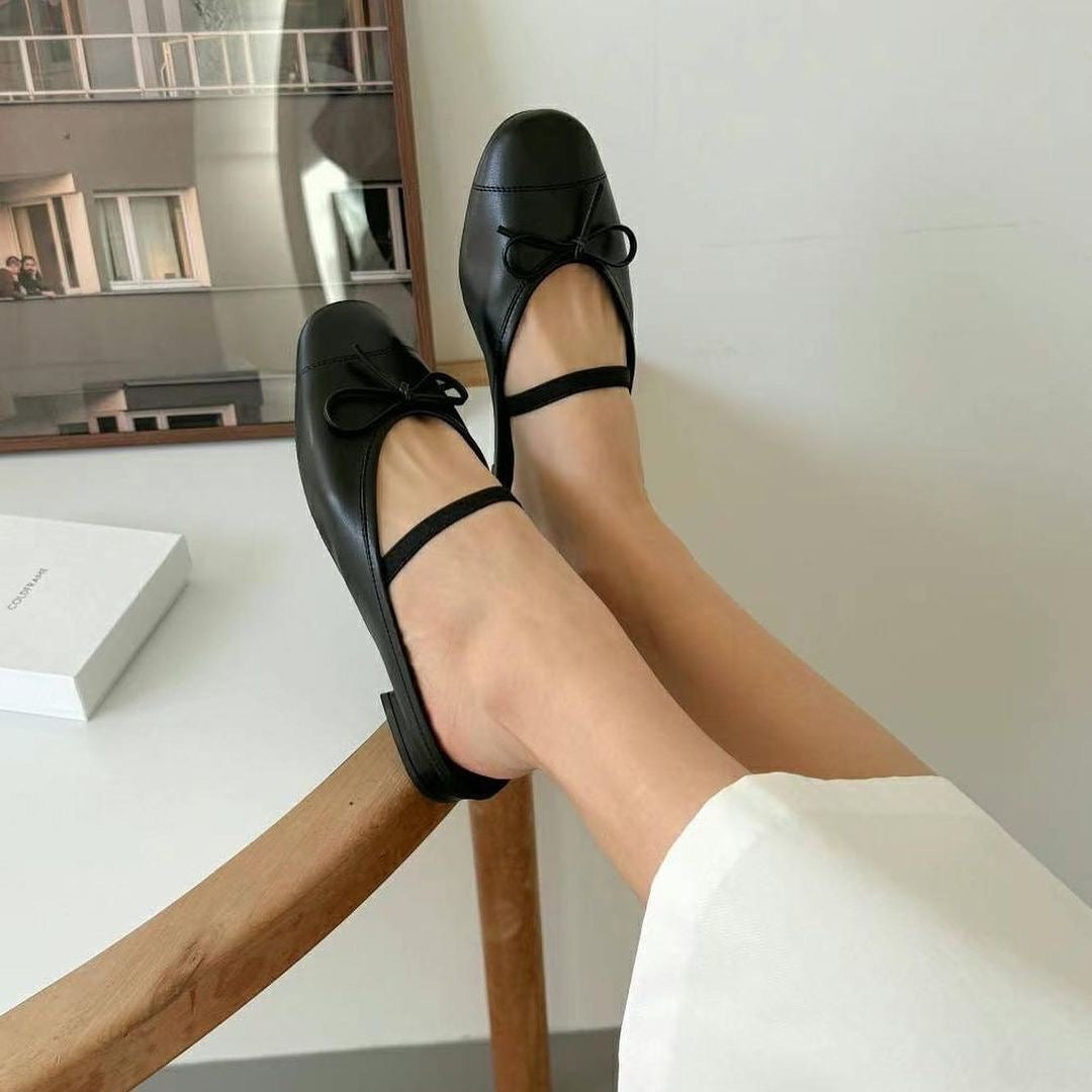24YR0823 Ribbon Shoes 1cm