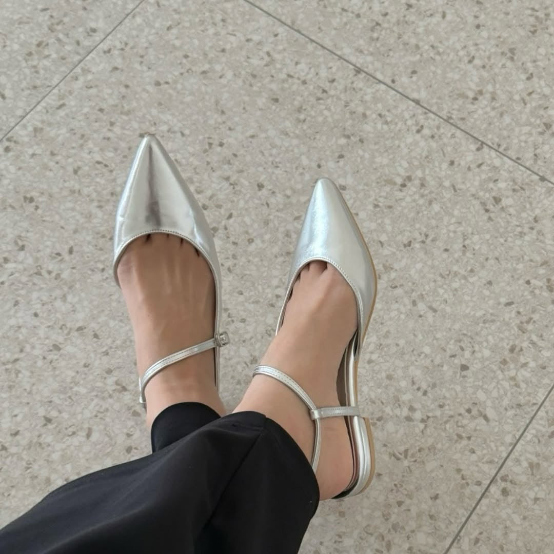 25YR1002 尖頭Flat Shoes 1cm