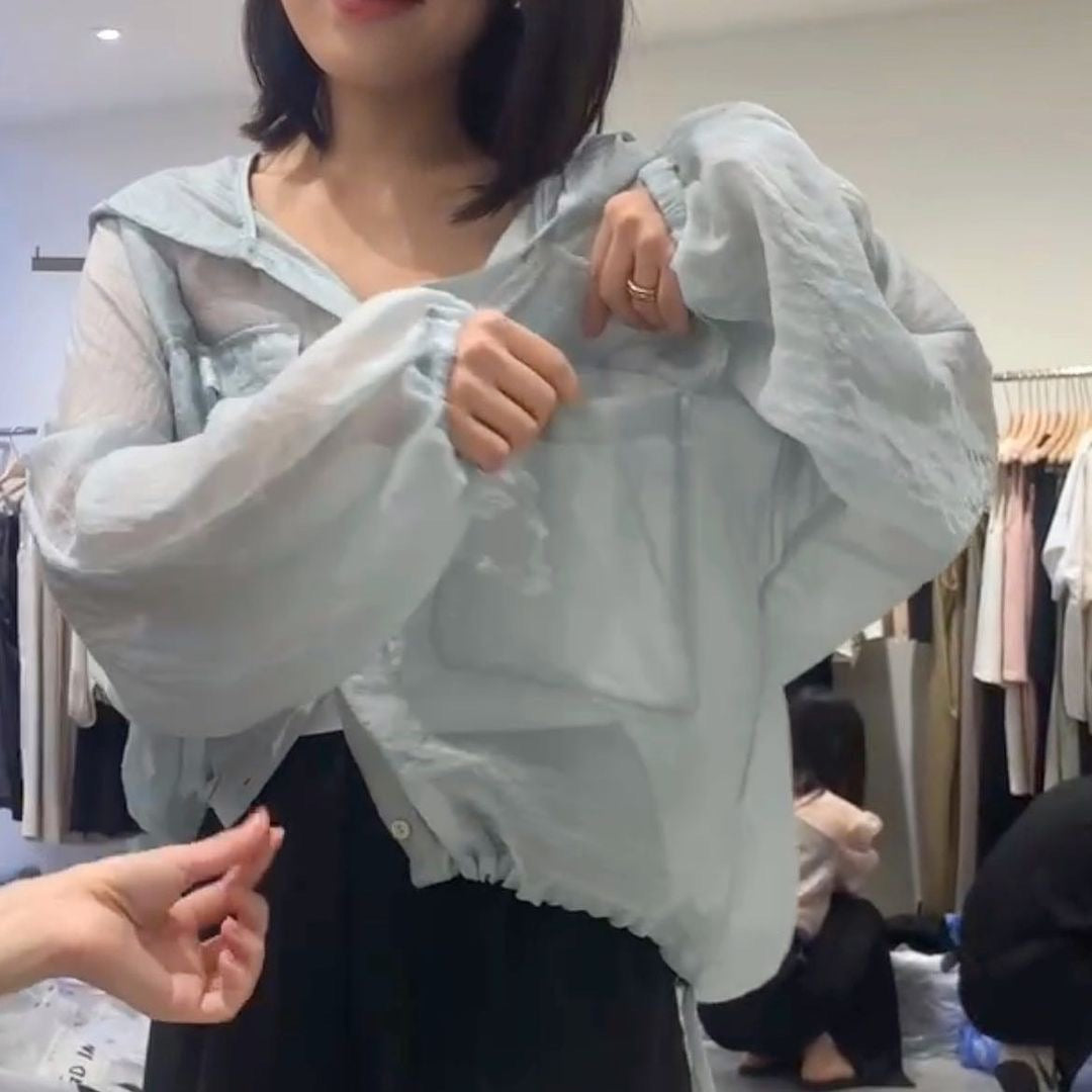 23YR1438 旅行必備收納 cardigan