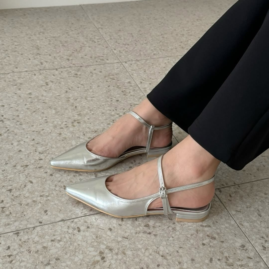 25YR1002 尖頭Flat Shoes 1cm