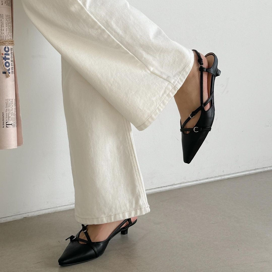 24YR0721 尖頭Little Heel Shoes 3 cm