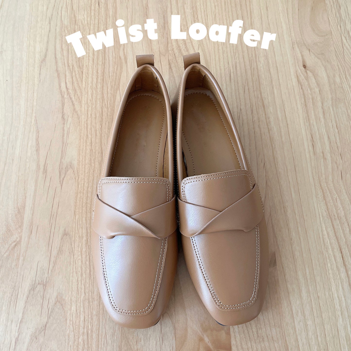 24YR0640 Twist Loafer Shoes 1cm
