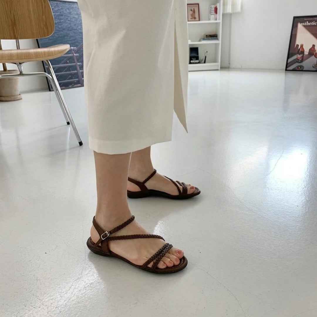 25YR1111 編織涼鞋2cm