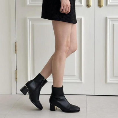 24YR2208 小方頭Ankle Boot 6cm