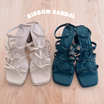 24YR1015 Ribbon Sandal 6cm