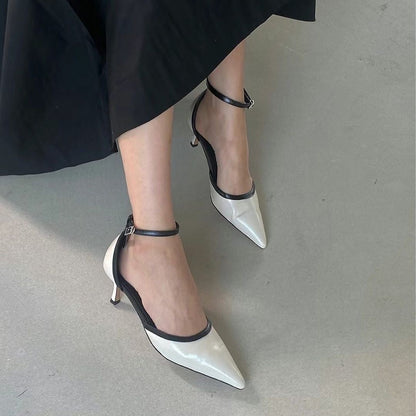 24YR0516 Color Matching Heel 6.5cm