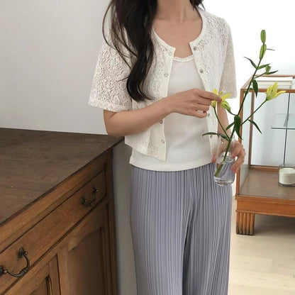 24YR0714 Lace Cardigan
