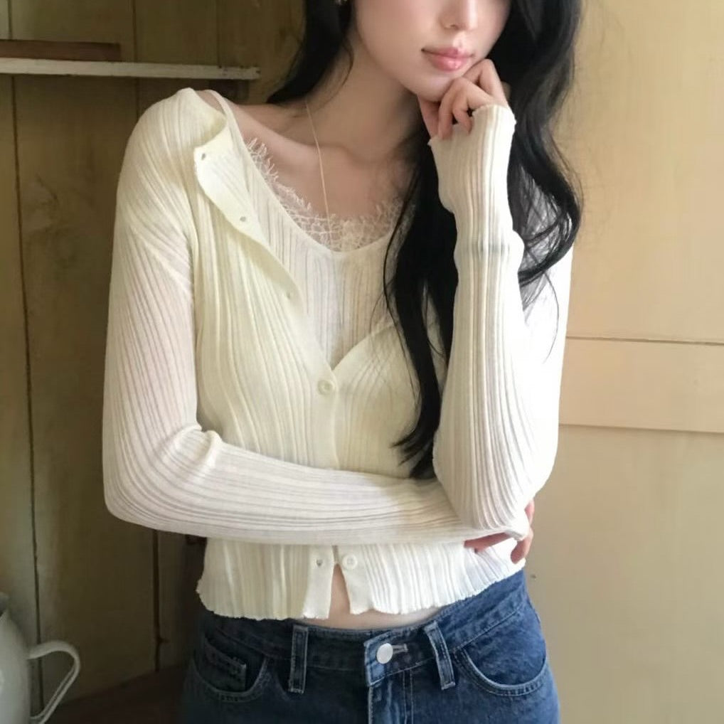 26YR1704 Cardigan Set