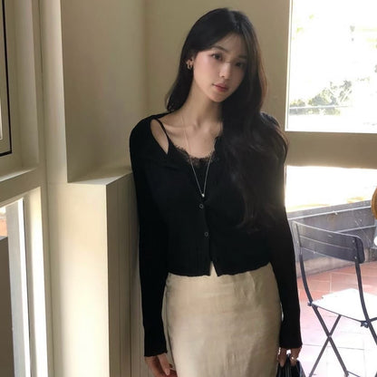 26YR1704 Cardigan Set