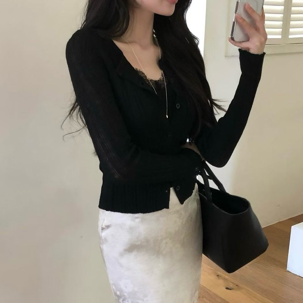 26YR1704 Cardigan Set