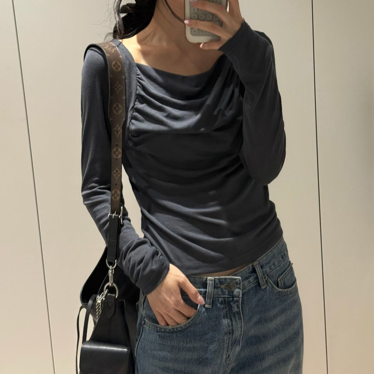 26YR1718 Shirring Top