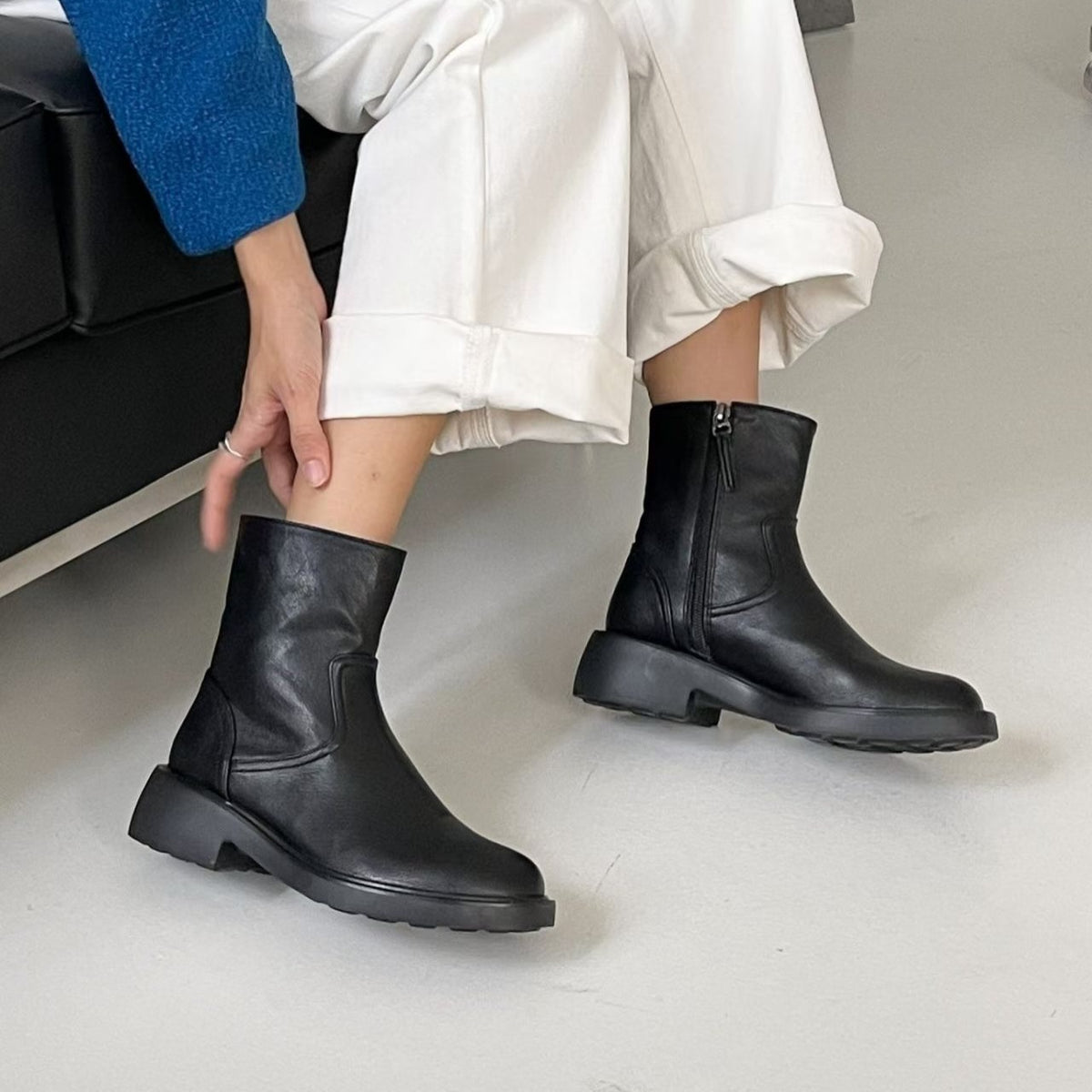 25YR2813 百搭中長Boot 4cm
