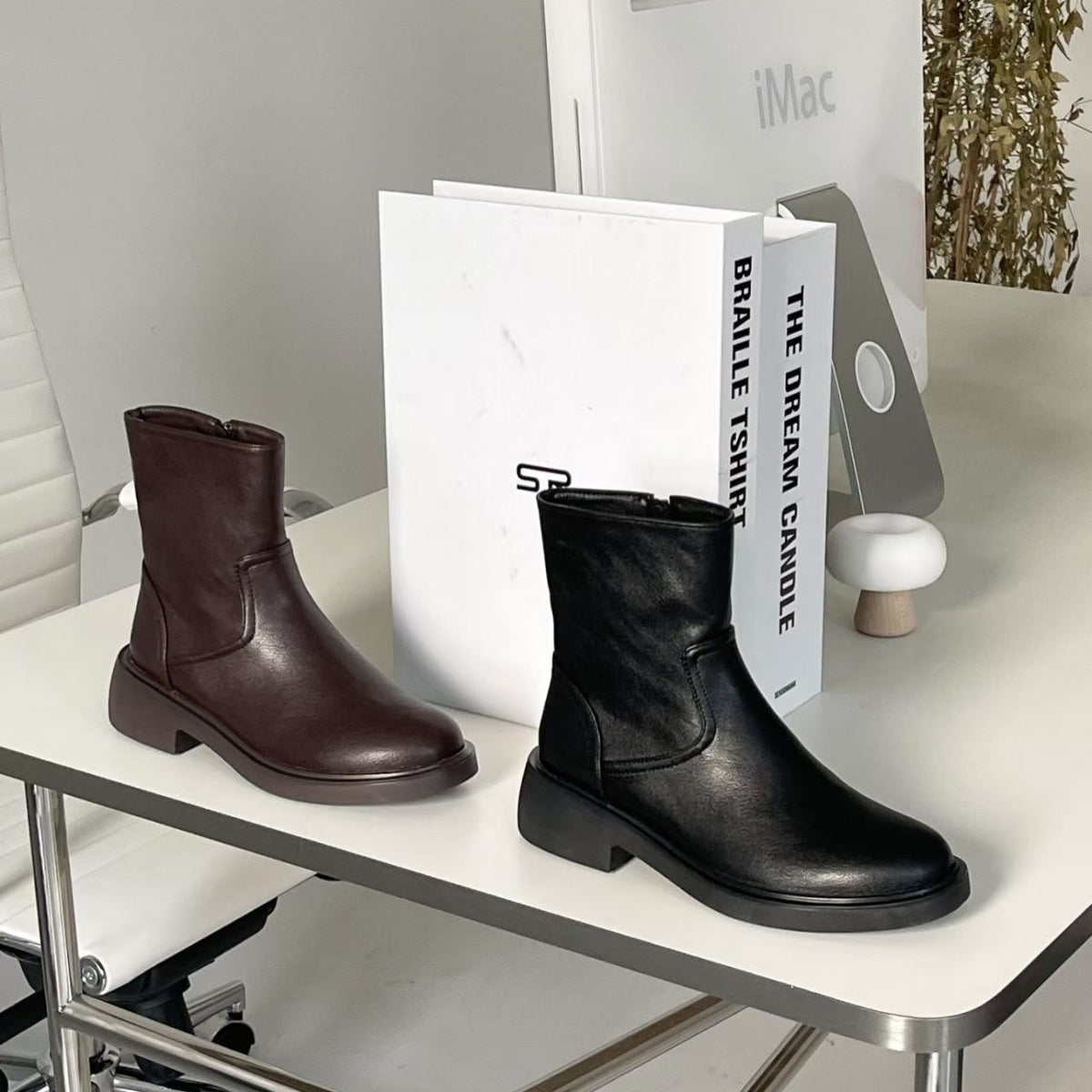 25YR2813 百搭中長Boot 4cm