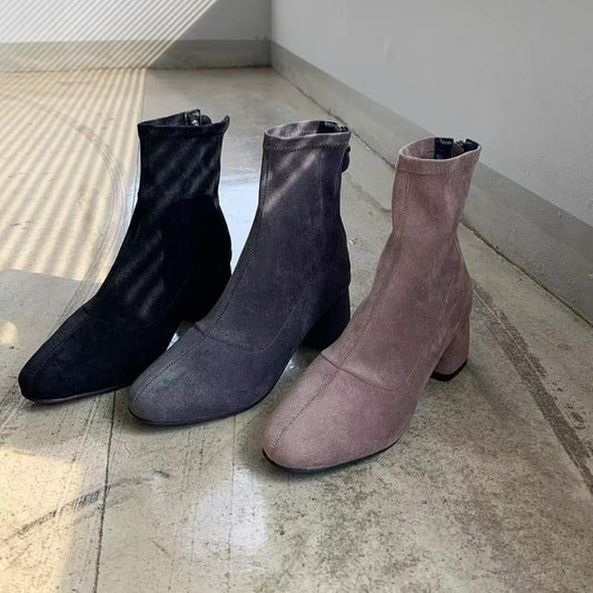 26YR1901 Suede Boots