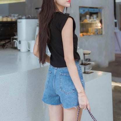 24YR0633 半袖皺褶