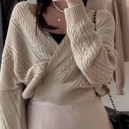 22YR0317 麻花針織Cardigan
