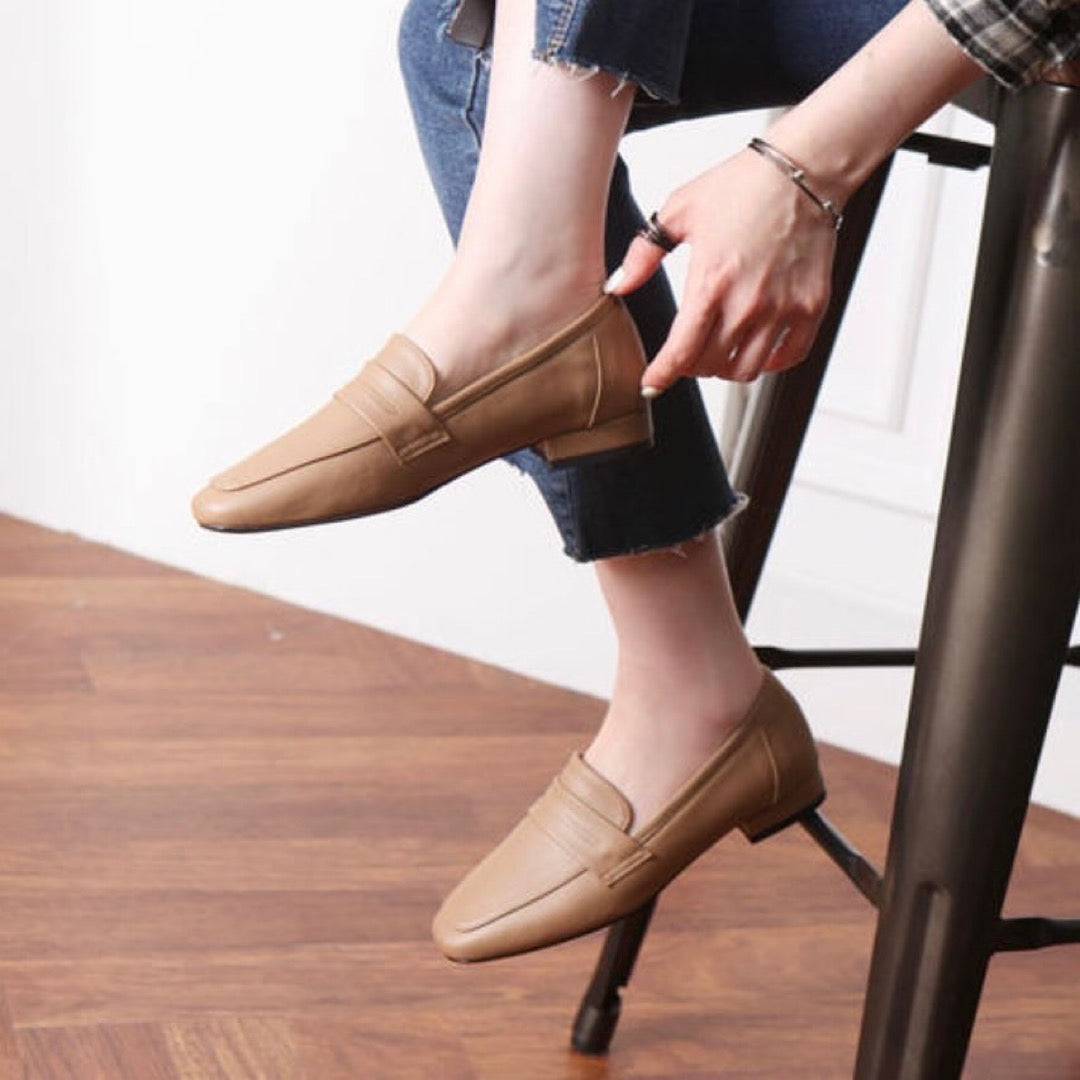 23YR2725 小方頭loafer 2cm