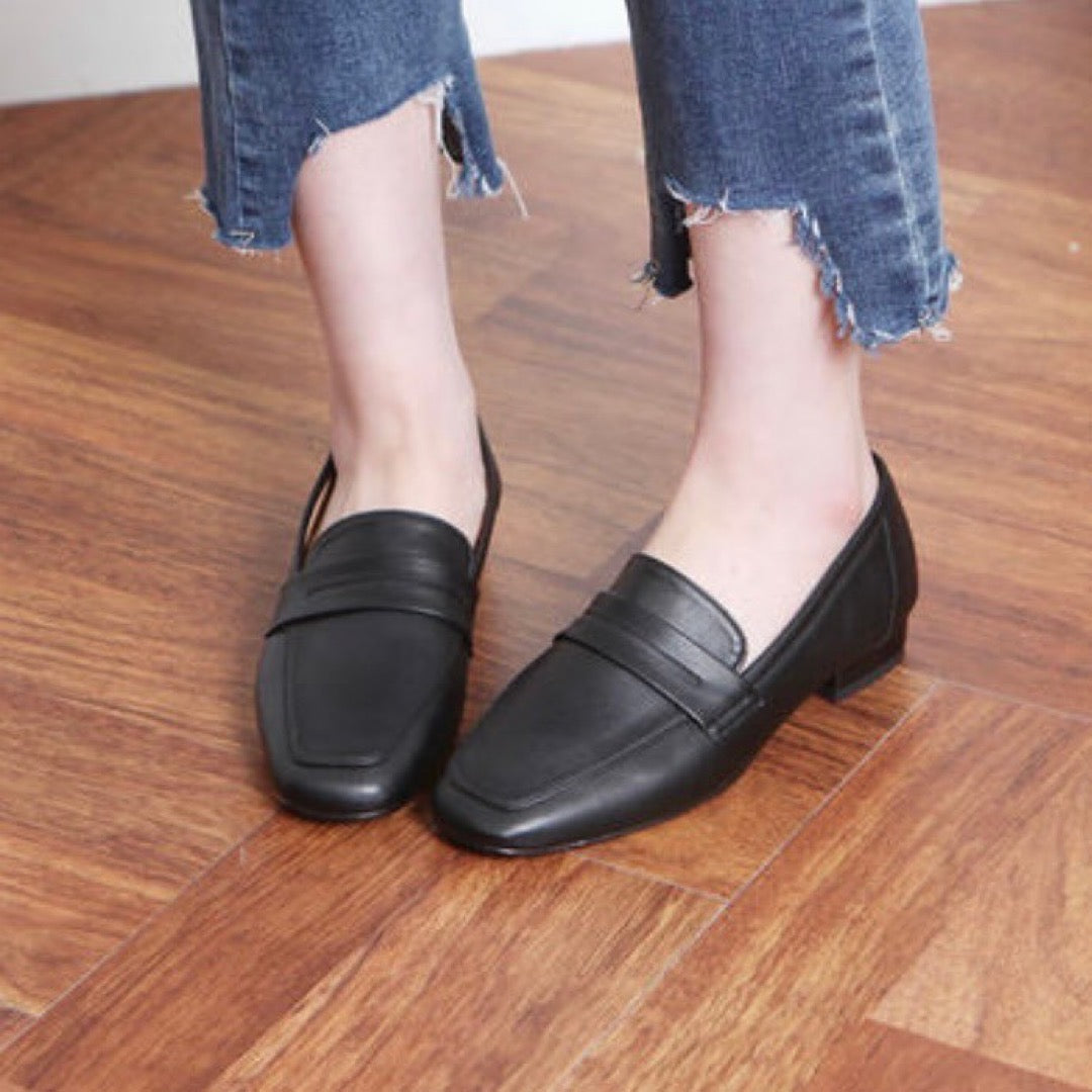 23YR2725 小方頭loafer 2cm