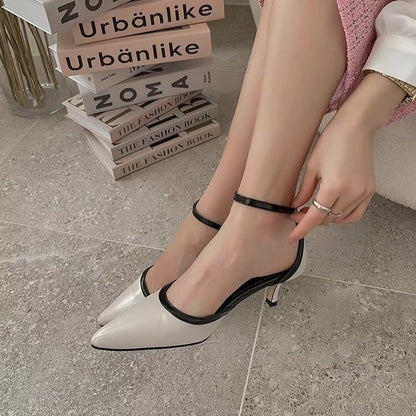 24YR0516 Color Matching Heel 6.5cm