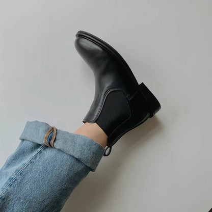 24YR2015 牛皮短boot 3cm