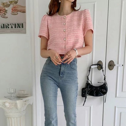 24YR0534 Tweed Cardigan