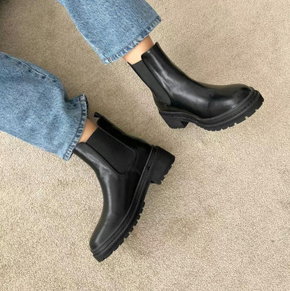 24YR2317 短款軍boot 3cm