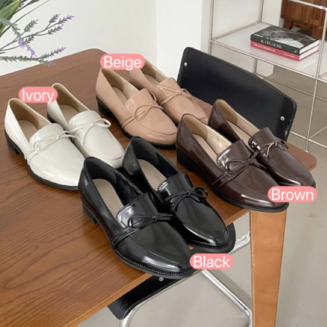 24YR1614 Ribbon Loafer 1cm