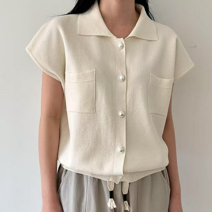 25YR1010 小香風反領Top