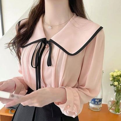 24YR2025 Ribbon Blouse