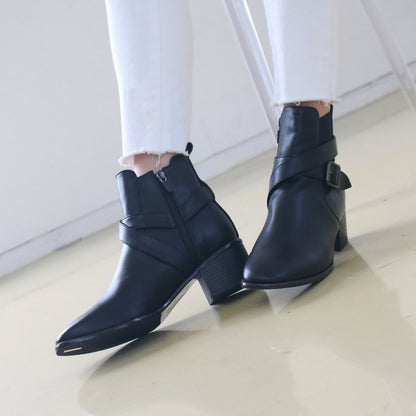 24YR2210 Buckle Boot 5cm
