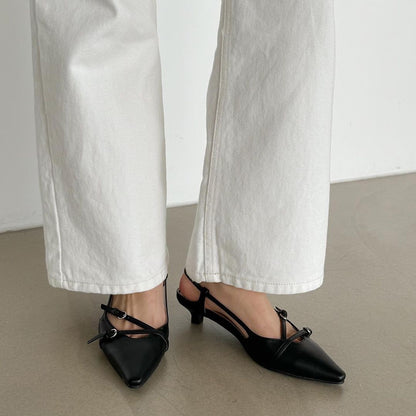 24YR0721 尖頭Little Heel Shoes 3 cm